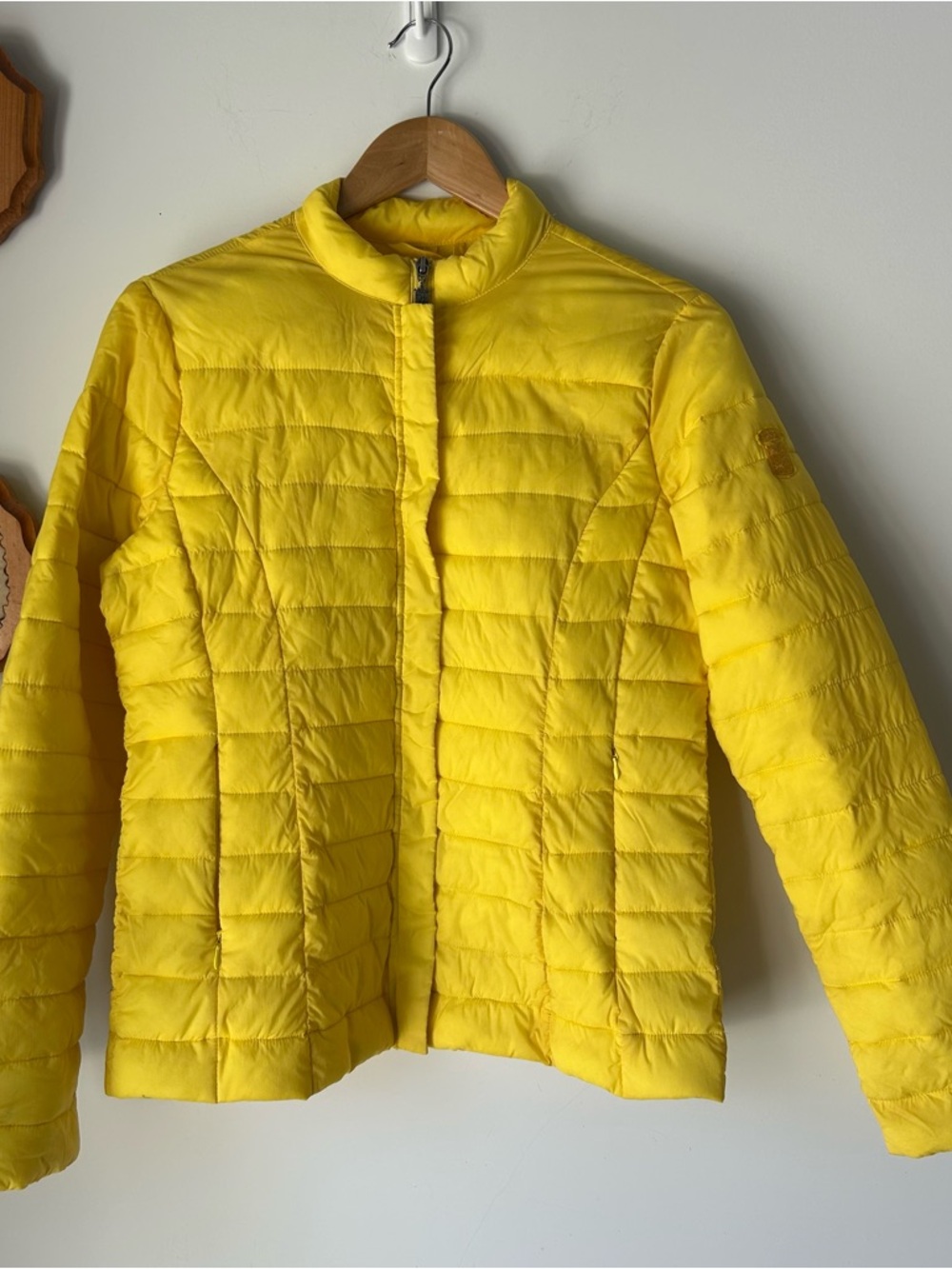 Women’s Lightweight Quilted Jacket - Bright Yellow